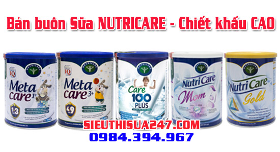 Nhà phân phối Sữa Nutricare