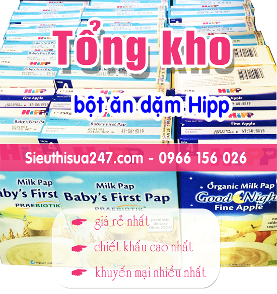 Tổng kho Bột ăn dặm Hipp