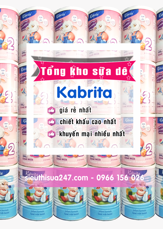 Tổng kho Sữa dê Kabrita