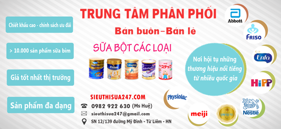 Trung tâm phân phối SỮA BỘT