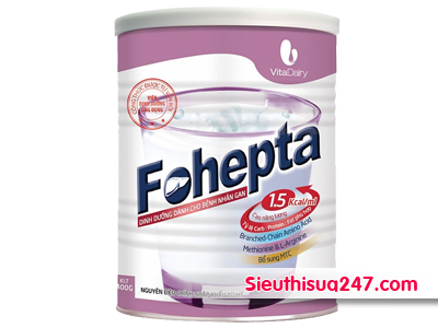 Fohepta 400g (sữa cho bệnh nhân mắc bệnh gan) 