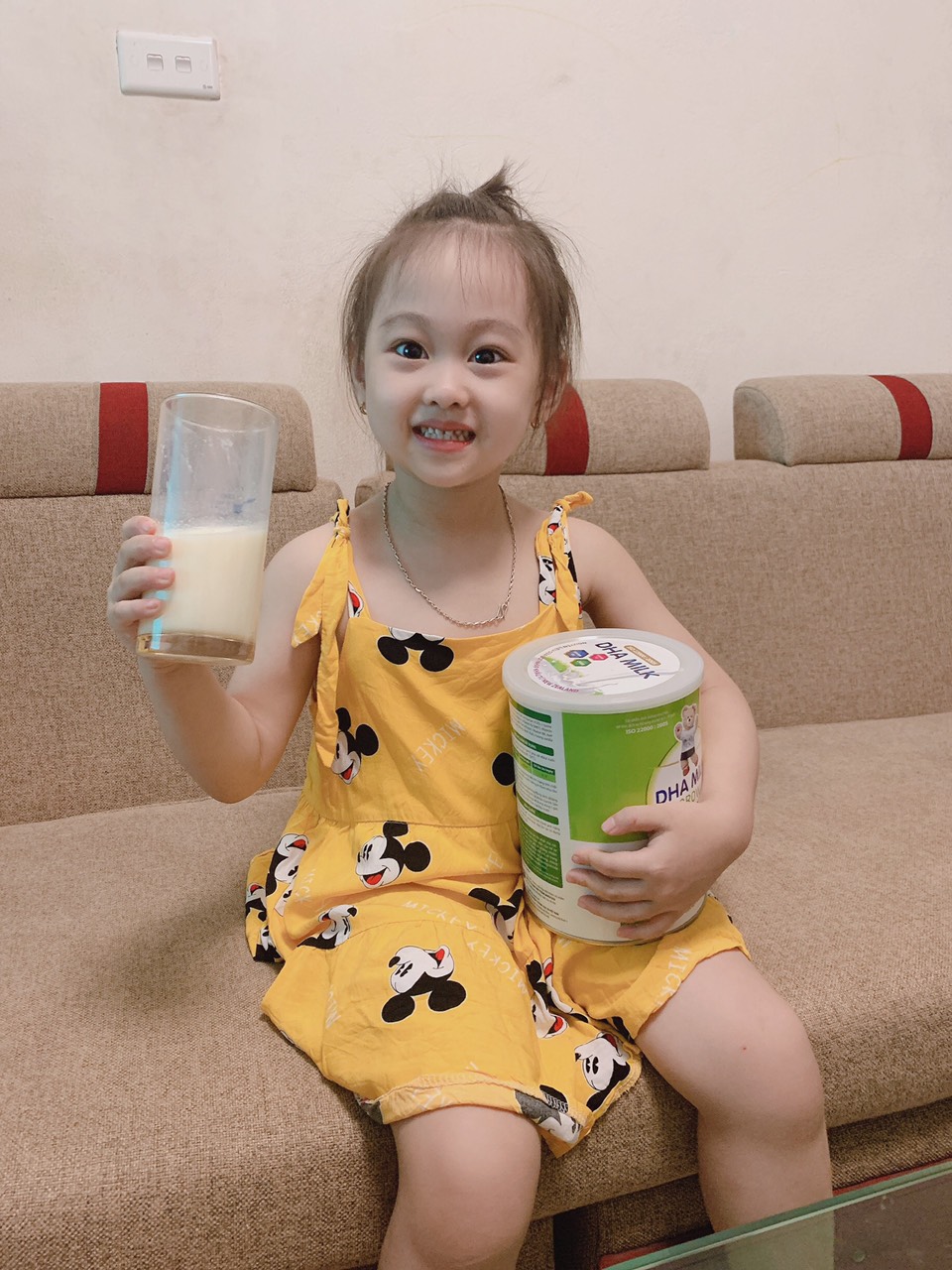 Bí quyết để con hết biếng ăn, tự giác Uống Sữa thun thút của mẹ 9X Hà Nội - Sữa cho trẻ muốn tăng cân - Sữa DHA MILK