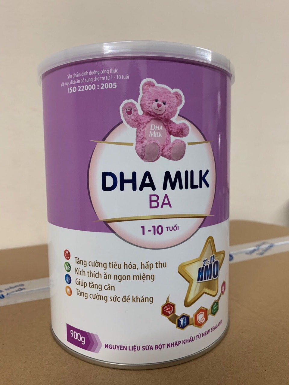 Sữa DHA MILK BA 400g Dành cho trẻ Biếng ăn, suy dinh dưỡng 1-10 Tuổi