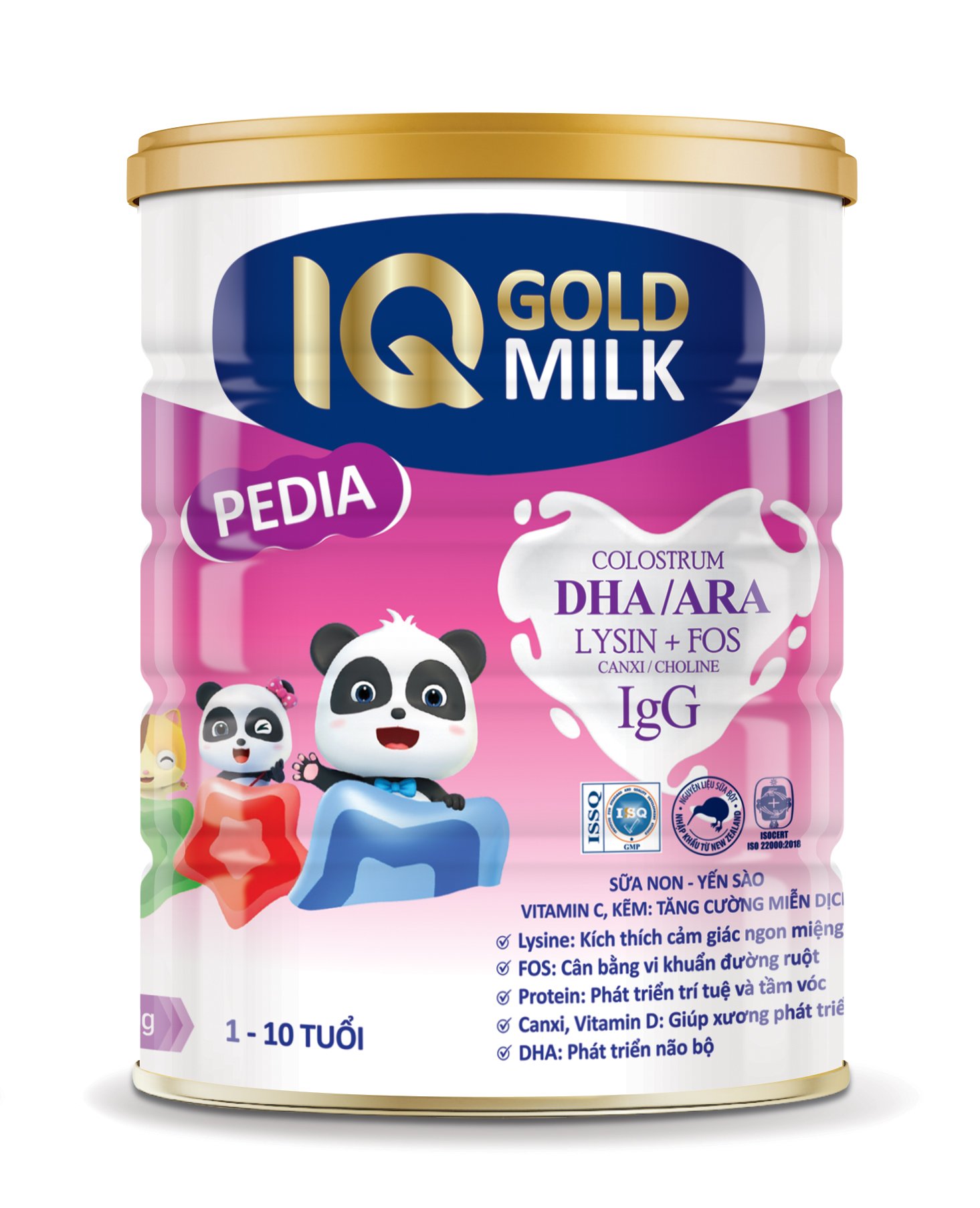 Sữa IQ GOLD MILK PEDIA 400G